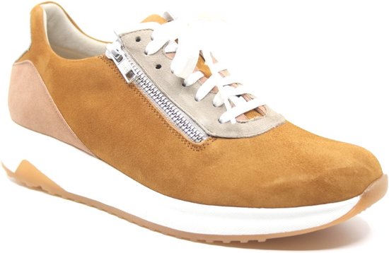 Verhulst 2334 168 214 Cognacbruine sneakers wijdte K bol