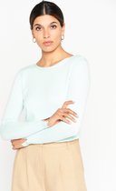 LOLALIZA Trui met lange mouwen - Turquoise - Maat XL