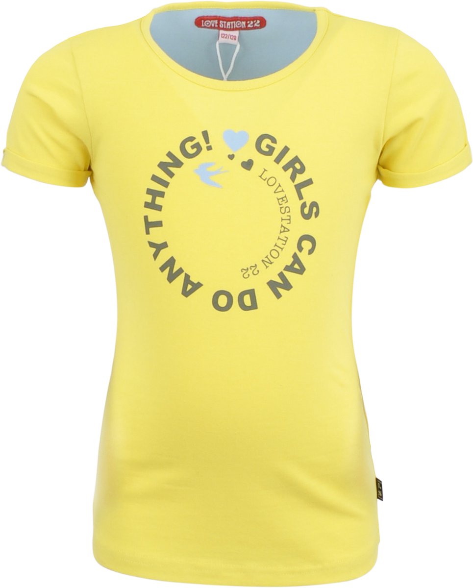 Lovestation22 T-shirt Ivana Yellow
