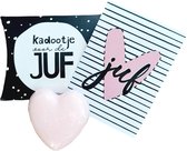 Cadeautje Juf Bedanken | Juffrouw | Zeep | Bedankt | Einde schooljaar | Kaartje | Cadeauverpakking