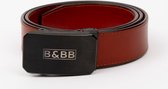 Black & Brown Belts/ 125 CM / Edged 2.0 - Light Brown Belt / Automatische gesp/ Automatische riem/ Leren riem/ Echt leer/ Heren riem zwart/ Dames riem zwart/ Riemen / Riem /Riem he