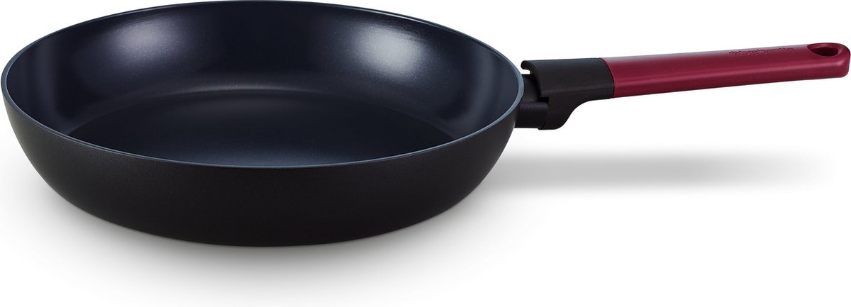 Brabantia TASTY+ Koekenpan - Ø 28 cm - keramische antiaanbaklaag- PFAS-vrij - aubergine red