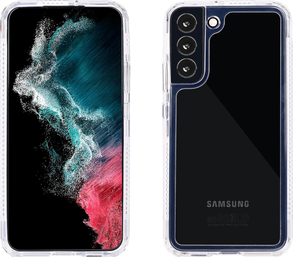 SoSkild Samsung Galaxy S22 Defend 2.0 Heavy Impact Hoesje - Transparant