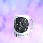 Aquarius beker - sterrenbeeld - waterman mok - Horoscoop