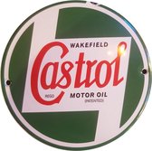 Wakefield Castrol Motor Oil Emaille Bord - 13 cm ø