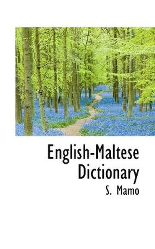 EnglishMaltese Dictionary 9781103019830 S. Mano Boeken