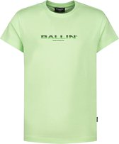 Ballin Amsterdam -  Jongens Slim Fit   T-shirt  - Groen - Maat 116