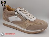 Helioform dames sneaker, wit/beige H308 , maat 38.5