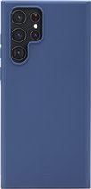dbramante1928 Hoesje Siliconen Geschikt voor Samsung Galaxy S22 Ultra - Dbramante1928 Greenland Backcover - Blauw