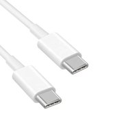 USB C naar USB C kabel geschikt voor Samsung oplader - USB C oplader - Snellader - Universeel - Wit