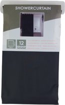 Rideau De Rideaux de douche De Douche - Plastique - Zwart - Motif - 180 x 200 CM