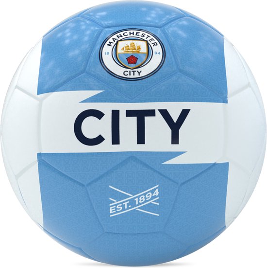 Manchester City thuis deluxe voetbal - maat one size cadeau geven