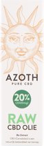 Azoth 20% RAW Hennep CBD Olie - THC Vrij