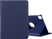 Apple iPad Pro 12.9 (2020) Hoes - Mobigear - 360 Rotating Serie - Kunstlederen Bookcase - Donkerblauw - Hoes Geschikt Voor Apple iPad Pro 12.9 (2020)