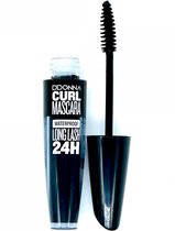 D'Donna - Curl Mascara - Zwart - Waterproof - 1 flesje met 8 gram inhoud