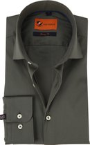 Suitable - Overhemd Uni Army - 39 - Heren - Skinny-fit