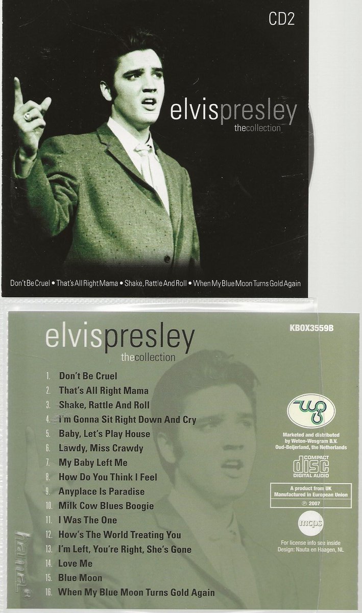 ELVIS PRESLEY ALBUM CD No 2