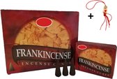 Doos met 12 pakjes - Wierook - Wierookkegeltjes - Kegeltjes - Kegels - Incense Cones - Frankincense - 120 Kegeltjes + Gelukspoppetje