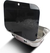 Heinde Keukenspoelbak Set - Wasbak & Kraan - Caravan Keuken - Spoelbak Camper - Inclusief Deksel - Roestvrij Staal - Compact