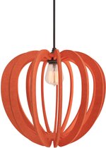 DECOBEL | DECO-VILT | Appel | Maat M | Hanglamp - E27 - Woonkamer - Eetkamer - Duurzaam - Petfles - Industrieel | Oranje 56