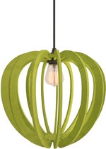 DECOBEL | DECO-VILT | Appel | Maat M | Hanglamp - E27 - Woonkamer - Eetkamer - Duurzaam - Petfles - Industrieel | Limoen 43