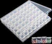 Boîte de Opbergbox pour Peinture de diamants avec 56 plateaux - Boîte de rangement pour peinture Diamond - Boîte de tri - Professionnel - de Heble®