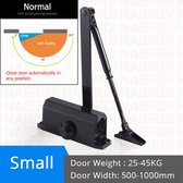 Deurdranger - Zwart - Deur Gewicht 25 tot 40 kg - Deur breedte 50 tot 100 cm - Klussen - Deuren