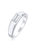 KUZZOI Ring Heren Elegant met topaas in 925 sterling zilver