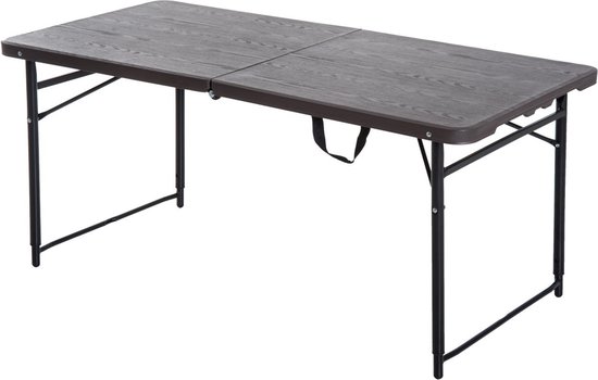 OUTSUNNY Table pliante table de camping table de jardin avec