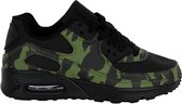 Babes & Binkies Sneakers Army camo Kids Zwart, Groen - Maat 27