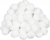 Boules de coton Wit - 500 pièces - Boules de coton de 0,4 g - Boules de coton absorbantes - En pur coton