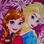 Disney Frozen fleecedeken/plaid paars 100 x 140 cm - Kinderkamer dekens van fleece