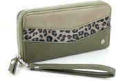 Portemonnee - Groen - Legergroen - Panter - Cheetah