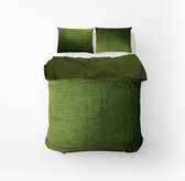 Beau Maison Velvet Dekbedovertrek Groen 200 x 200/220 cm + 2 kussenslopen