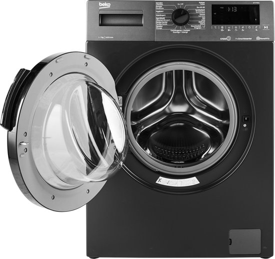 Beko WTV7740A1 Wasmachine Antraciet/Zwart Bestel nu!