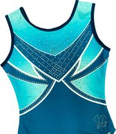 Sparkle&Dream Gympakje Turnpakje Philou Turquoise/mint - AXL | maat M - voor turnen en gymnastiek