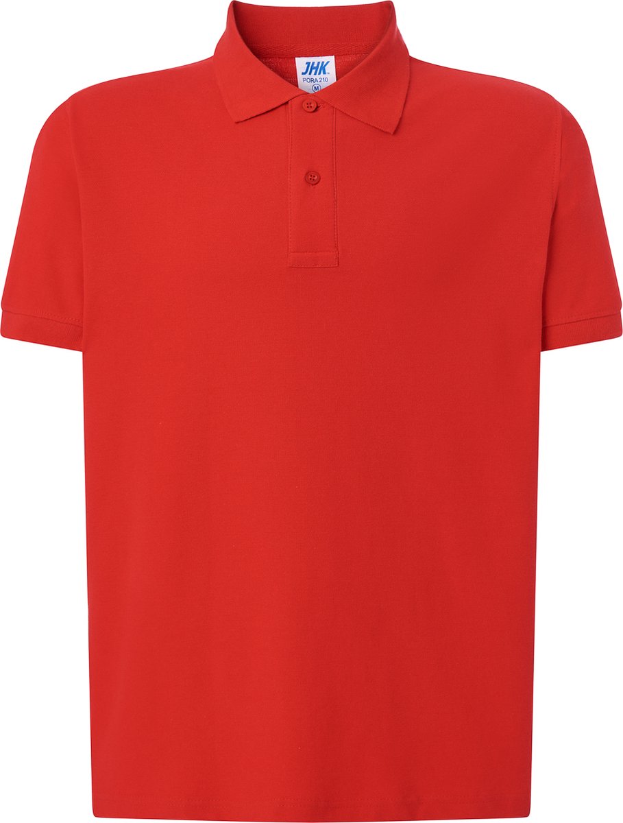 2-pack JHK regular polo red-red-XXL