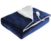 Elektrsiche Deken - Verwarmende Deken - Blauw