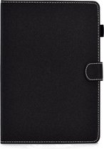 Samsung Galaxy Tab S6 Lite Hoes - Mobigear - Folio 7 Serie - Kunstlederen Bookcase - Zwart - Hoes Geschikt Voor Samsung Galaxy Tab S6 Lite