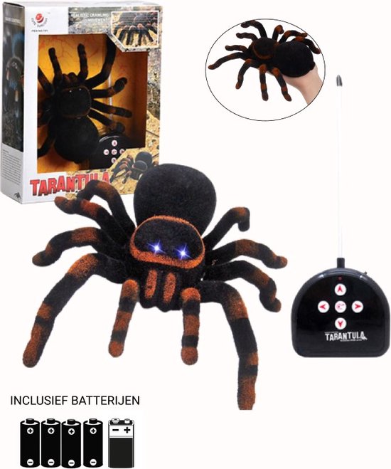 In de genade van Onnauwkeurig afbetalen Bestuurbare Tarantula Spin - RC Spider - Speelgoed spin - Bestuurbaar  voertuig -... | bol.com