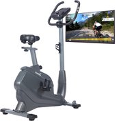 Skandika Atlantis Pro Ergometer - Hometrainer fitness – Fitness Bike App compatible met Kinomap en meer,  hartslagmeting, stil, LCD display, 15kg vliegwielmassa systeem – Max. gebruikersgewic