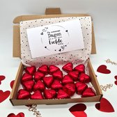 Liefdescadeau - chocolade cadeau - Kado - chocolade - brievenbus - liefde - voor hem - voor haar