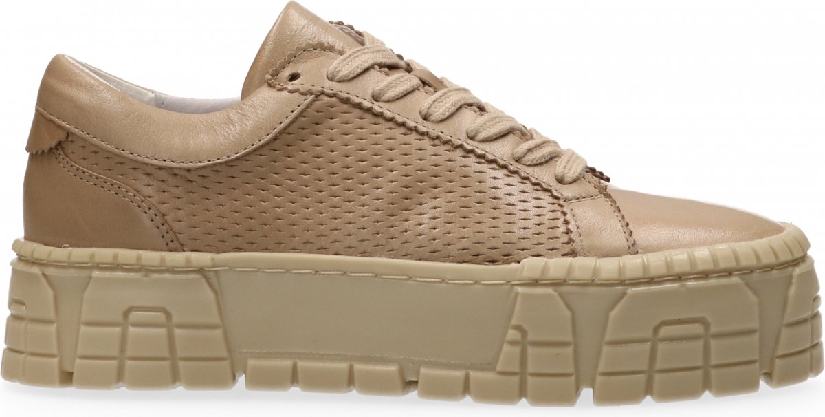 Van Dalen - SIA 01 PERFO SNEAKER - Taupe - 42