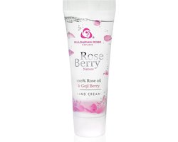 Hand cream Rose Berry Nature | Voedende en hydraterende handcrème met goji-bessen extract en 100% natuurlijke Bulgaarse rozenolie en rozenwater