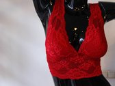 MARC & ANDRE bustier kant 'Flirt' rood - 38