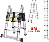 Multifunctionele Telescopische Vouwladder 5m of (2.5x2.5m)