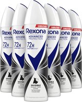 Rexona Women Invisible Diamond Deodorant - 6 x 150 ml - Voordeelverpakking