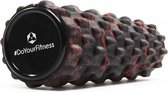 #DoYourFitness - Fascia rol - »Ishana« - foam roller voor  zelfmassage - Afmetingen: L34cm x D14cm - zwart rood