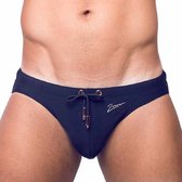 2Eros - Zwemslip Yacht Zwart - Maat L - Heren Zwembroek - Speedo - Gerecycled Nylon - Duurzame Productie