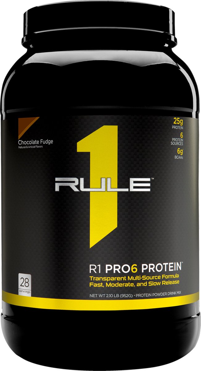 R1 PRO6 Protein (2lbs) Chocolate Fudge
